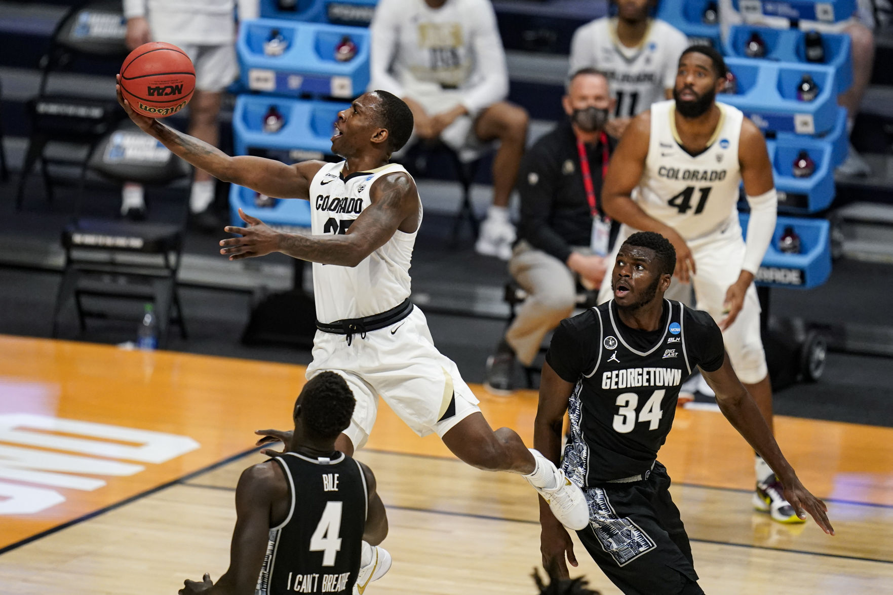NCAA Georgetown Colorado Basketball